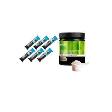 Imagem de Growth Whey Protein Bar 30g (6un) e Creatina Monohidratada 100g (Único, Cookies)