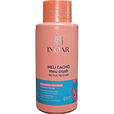 Imagem de  Meu Cacho Crush Creme Pentear Ondulados Cacheados Crespos  - Inoar