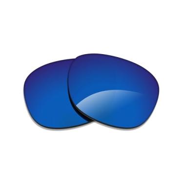 Imagem de Alphax Lentes de reposição polarizadas espelhadas azul Pacafic para óculos de sol Ray Ban Outdoorsman RB3030 58 mm