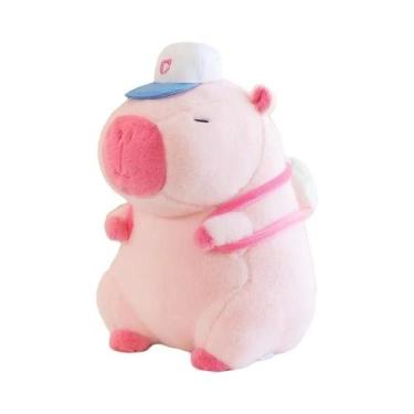 Imagem de Brinquedo De Pelúcia De Capivara Bonita, Almofada De Sofá Kawaii, Pres