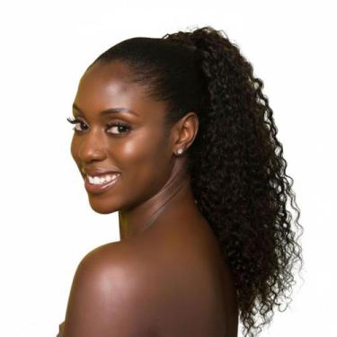 Imagem de Rabo de Cavalo Cacho 2 Sintetico 65cm Chocolate - Black Beauty