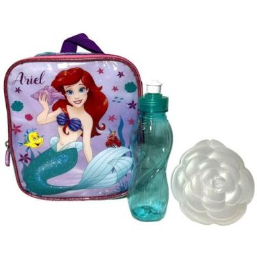 Imagem de Lancheira Escolar Térmica Infantil Princesa Ariel - A Pequena Sereia -
