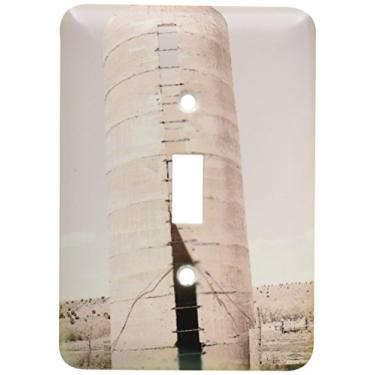 Imagem de 3dRose LLC lsp_53429_1 Um Silo Antigo na Empresa, Comunidade Agrícola de Utah Feito em Tons Antigos Interruptor Único
