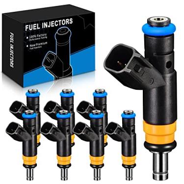 Imagem de SZKAIDAG® Injetores de combustível 05037479AA adequados para: – RAM 1500 2500 3500 2011-2017 Para:-Chrysler 300 5.7L 2005-2018 Para:-Jeep Commander 5.7L 2009-2010 Para:-Dodge Charger 5.7 L 2006 -2018 (pacote com 8)