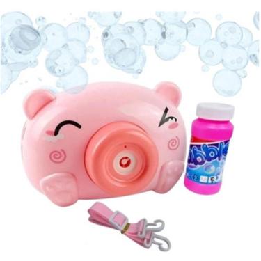 Imagem de Câmera De Brinquedo Cara De Bichinho Faz Bolha De Sabão - Stuff Life