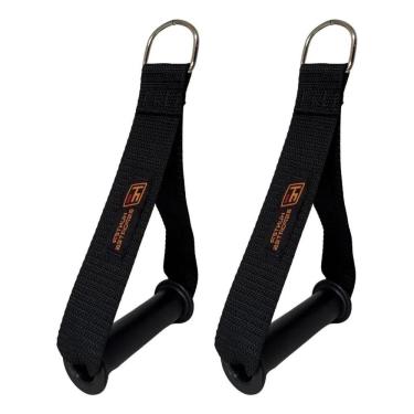 Imagem de 2X Puxador De Mão Alça Para Cross Over Pilates Remada Academ