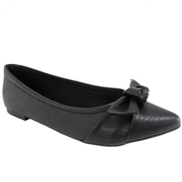 Imagem de Sapatilha Modare Preto Feminino, Preto, 37