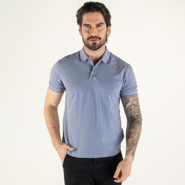 Imagem de Camisa Polo Ellus Frisos Roxo Claro-Masculino