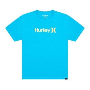 Imagem de Camiseta Hurley O&O Solid SM26 Masculina-Masculino
