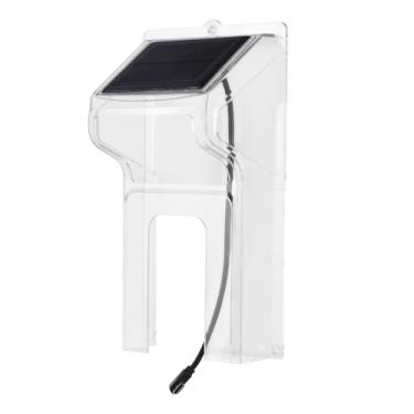 Imagem de Capa de Chuva para Campainha com Painel Solar Protetor Transparente em Plástico Resistente a Ambientes Climáticos Campainhas Vídeo Instalação Fácil Pr