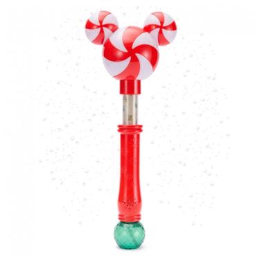 Imagem de Varinha de Bolhas com Luzes do Mickey Mouse da Disney Store Oficial com Cheiro de Hortelã-pimenta - Diversão Festiva para Crianças e Fãs