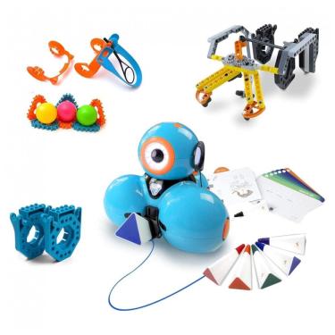 Imagem de Wonder Workshop Dash Robot Wonder Pack – Robô Programável com Kit de Acessórios para Aprendizado STEAM para Crianças 6 a 11 Anos