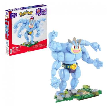 Imagem de Conjunto de Blocos de Montar MEGA Pokémon Machamp com 401 Peças Articulado com Movimento