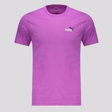 Imagem de Camiseta Puma ESS 2 Color Small NO. 1 Lilás Masculina-Masculino