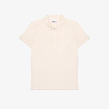 Imagem de Camisa Polo Mini-Piqué Stretch Slim Fit L.12.D - Lacoste, 42, Off whit