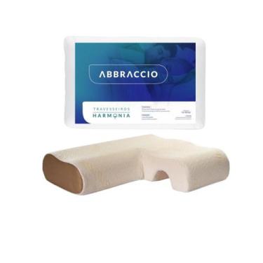 Imagem de Travesseiro Conchinha Abraccio Memory Foam Ergonômico Harmonia - Harmo