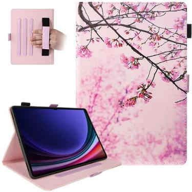 Imagem de Dteck Capa para Samsung Galaxy Tab S9+ Plus 2023/S8 Plus 2022/S7 FE 2021/S7 Plus 2020 12,4 polegadas com suporte S Pen, capa protetora inteligente à prova de choque com hibernar/despertar automático,