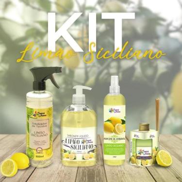 Imagem de Kit Fragrâncias Limão Siciliano-Tropical Aromas