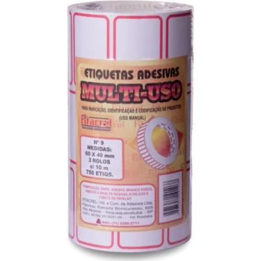 Imagem de Etiqueta para Preço 60X40MM com 750 Etiquetas Pacote com 3 - Fitacrel