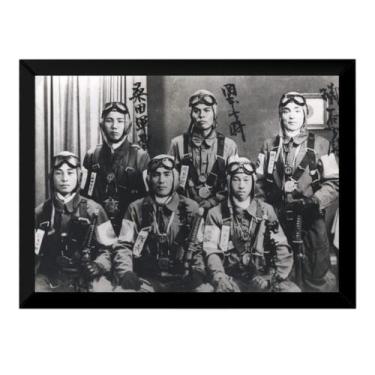 Imagem de Quadro Soldados Kamikazes Foto Segunda Guerra Mundial - Fanarte