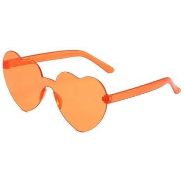 Imagem de Óculos de Sol MAXJULI Heart UV400 - Proteção para Mulheres e Meninas