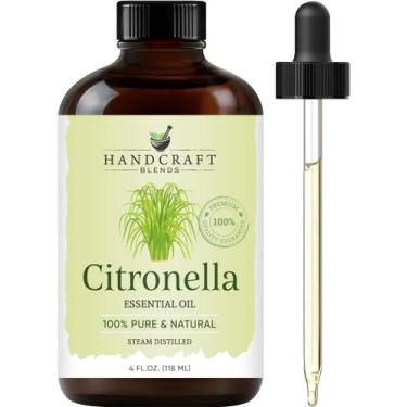 Imagem de Óleo Essencial de Citronela Artesanal - 120ml - 100% Puro