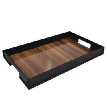 Imagem de Bandeja Para Decoração Cantinho Do Café Aparador Buffet Cafe da Manha Em MDF (Modelo 2)
