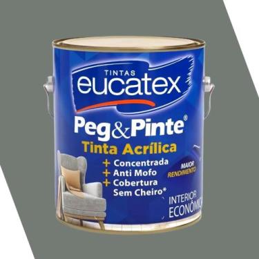 Imagem de Tinta para parede Peg Pinte 3,6L Sem Cheiro Anti Mofo Eucatex, Noturno
