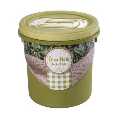 Imagem de Pote Rosca Decorada Erva Mate 1,8L - PLASUTIL