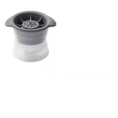 Imagem de Kit 03 Forma de Gelo Redonda Molde de Silicone Esfera Bola Bebida Bar Coquetel Drink