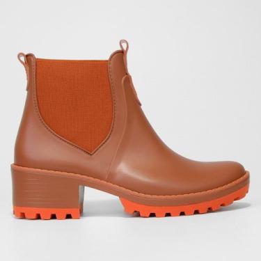 Imagem de Bota Chelsea Colcci Tratorada Feminina, Caramelo, 37/38
