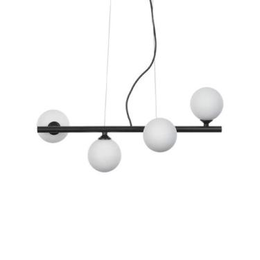 Imagem de Luminária Pendente Taschibra Jabutica 4Xg9, Pendente, Vidro