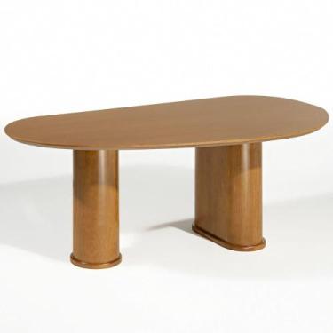 Imagem de Mesa de Jantar 6 Lugares Orgânica Ourense 180x100 cm Madeira Maciça M0