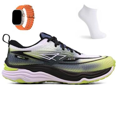 Imagem de Kit Tenis Masculino Esportivo Adulto Treino Academia Caminhada Repplay (Branco, BR, Adulto, Numérico, 36)