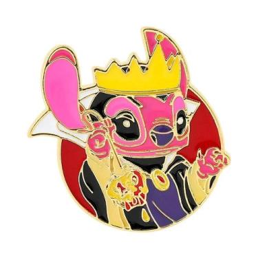 Imagem de Broche Esmaltado Colorido Stitch E Angel Da Disney - Série Lilo & Stit