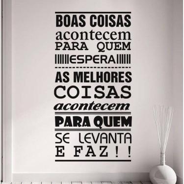 Imagem de Adesivo Decorativo De Parede Com Frases Boas