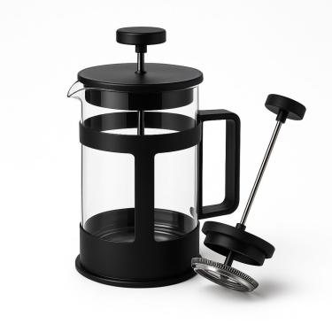 Imagem de Cafeteira Francesa Prensa 300ml Vidro Borossilicato e Aço Inox com Filtro para Café e Chá