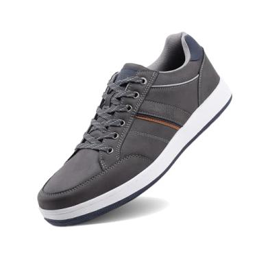 Imagem de LANGDU Tênis masculino casual, moderno, respirável, confortável, para caminhada, tamanho 38-44, Cinza 2309, 44