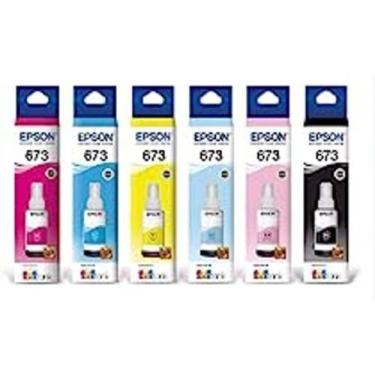 Imagem de Kit De 6 Tintas Para Impressoras T673 L800/l805/l T673 810/l1800. - a3