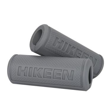 Imagem de Hikeen Alças de Halteres de Barra Grossa, Alças de Barra de Borracha Dura Antiderrapante, Alças para Levantamento de Peso, Construção Muscular - Diâmetro Externo de 1,77"