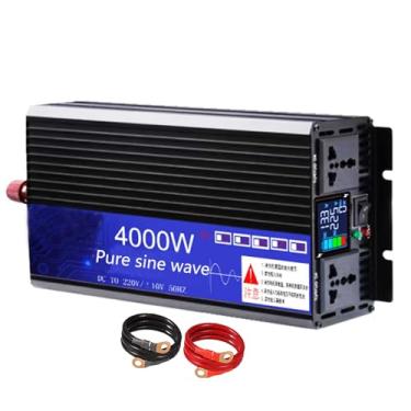 Imagem de 60V to 230V,1900W carro montado inversor de potência pico 4000W 12v-72v DC para 110V 220V AC 50HZ, adequado para carros RVs ou sistemas de energia solar doméstico com telas LCD