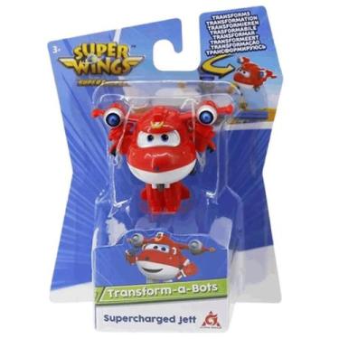 Imagem de Avião Super Wings Transform-a-Bots Bang Toys - Jett