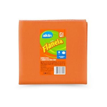 Imagem de Flanela 33x53 cm G, Alklin, Laranja