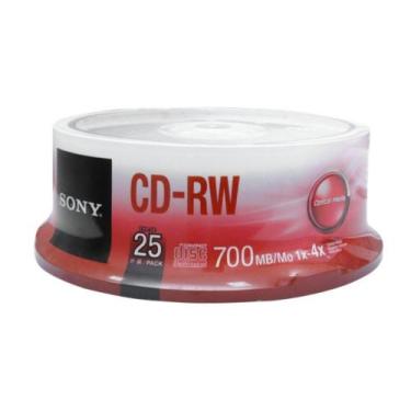 Imagem de CDRW Slim Pino 25 Unidades 700MG - GP