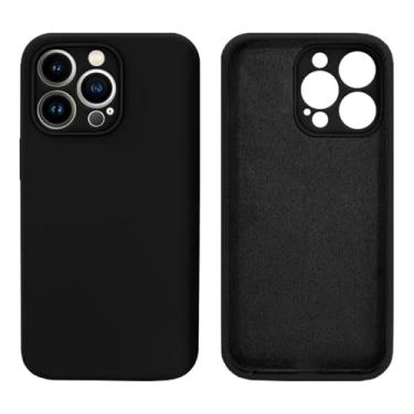 Imagem de Capinha Compativel com iPhone 14 Pro Max Com Proteção de Câmera em Silicone com Interior Aveludado