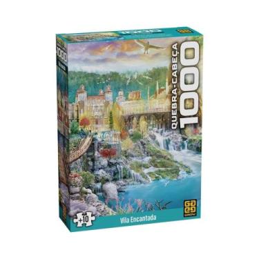 Imagem de Quebra-cabeça 1000 peças Vila Encantada Grow - 04922