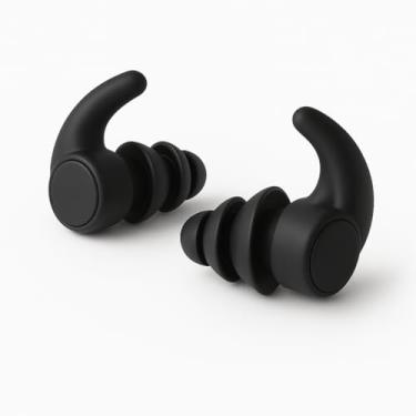 Imagem de Tampão De Ouvido Ronco Protetor Auricular Dormir Estudar Proteção Auricular Abafador De Ouvido (Preto, Protetor de Ouvido Antirruído)