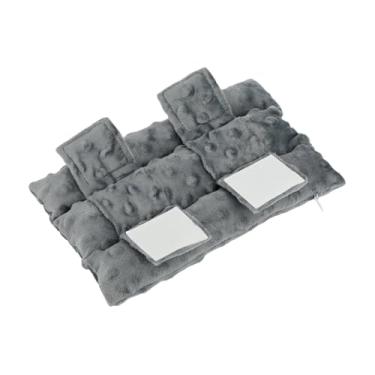 Imagem de ChuYiElegance Almofada de alça para tipoia de braço, suporte de braço, almofada de alça acolchoada, leve, cotovelo, pulso, gesso para lesões, unissex, adultos, de, Cinza Escuro