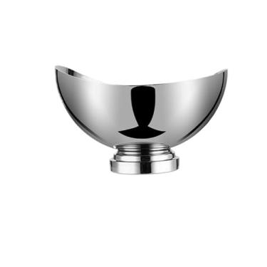 Imagem de Baldes de gelo de luxo aço inoxidável balde de gelo comercial vinho para bar de coquetel, festas, refrigeração, champanhe (prata)