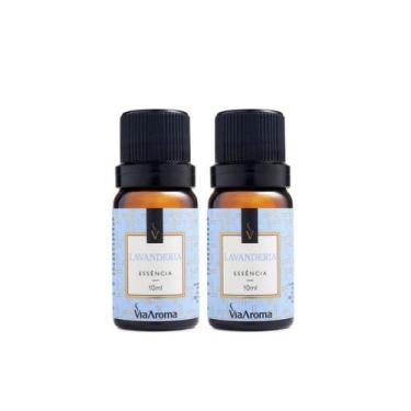 Imagem de Kit 2 Essencias lavanderia 10ml Via Aroma